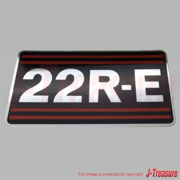 TOYOTA 4RUNNER RN110 90-95 Genuine Engine Name Plate "22R-E" 11291-35040 OEM