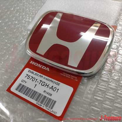 HONDA CIVIC TYPE-R FK8 2017-2019 Genuine Front & Rear Red "H" Emblem Set OEM