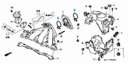 HONDA ACTY VAN & TRUCK HH# HA# Genuine Carburetor O-ring A & B set OEM