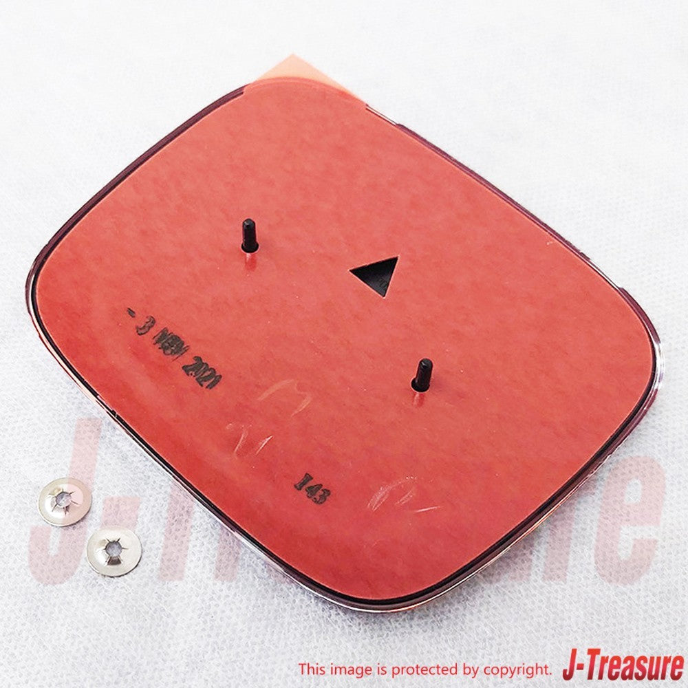HONDA CIVIC Type R FK8 2017-2019 Genuine Front Red Emblem & Push Nut(x2) Set OEM