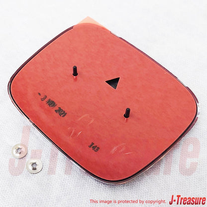 HONDA CIVIC Type R FK8 2017-2019 Genuine Front Red Emblem & Push Nut(x2) Set OEM