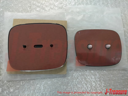 HONDA CIVIC TYPE-R FD2 07-11 Genuine Front & Rear Black Base Red Emblem Set OEM