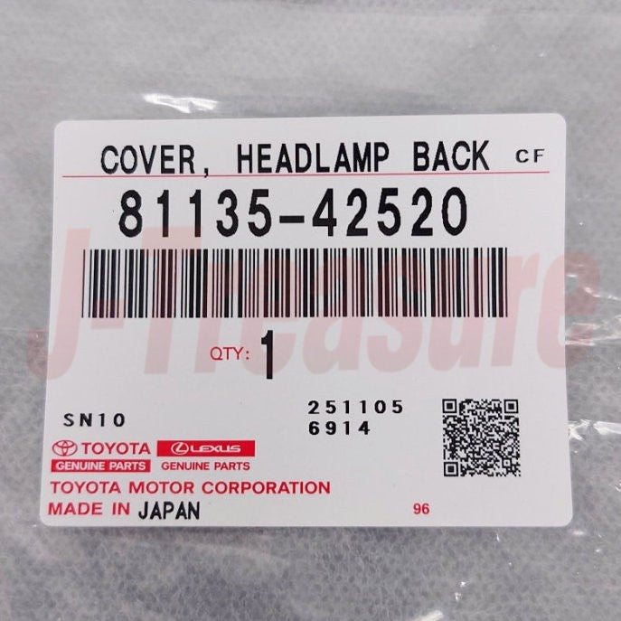 TOYOTA RAV4 ALA40 13-15 Genuine Headlight Bulb Cover Cap RH or LH 81135-42520
