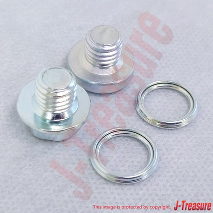 LEXUS GS300 GRS190 2006 Genuine A/T Oil Pan Drain Plug & Plug Gasket Set OEM
