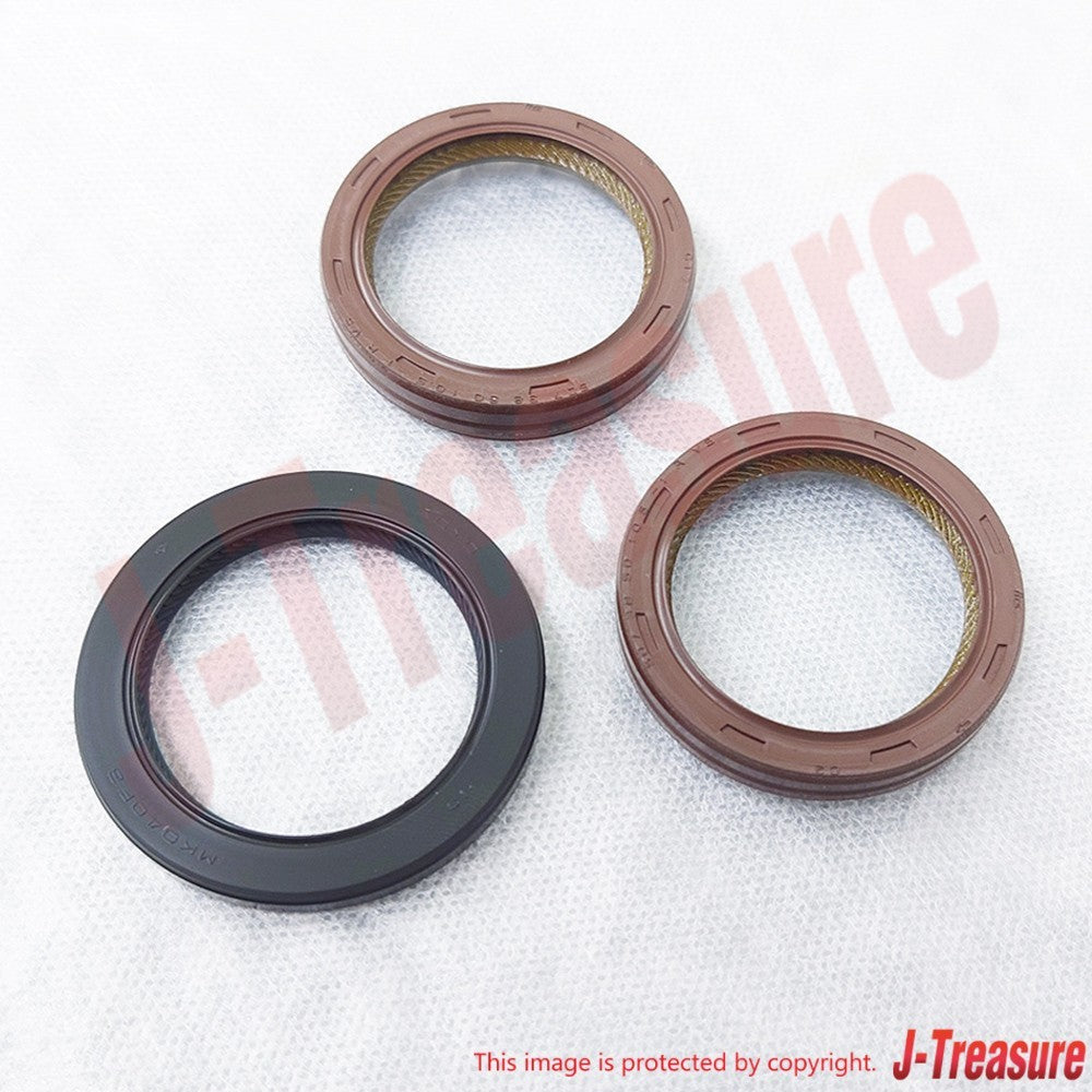 TOYOTA HIGHLANDER MCU20 01-10 Genuine Camshaft & Crankshaft Oil Seals Set OEM