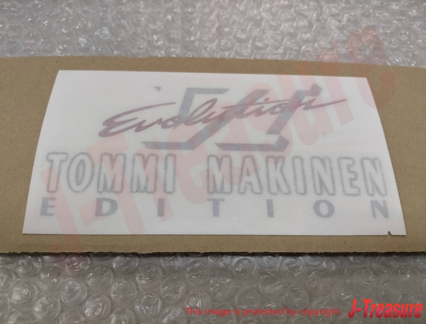 MITSUBISHI EVO VI Genuine Rear "TOMMI MAKINEN EDITION" Decal 6.5 MR557511 OEM