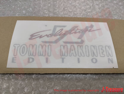 MITSUBISHI EVO VI Genuine Rear "TOMMI MAKINEN EDITION" Decal 6.5 MR557511 OEM