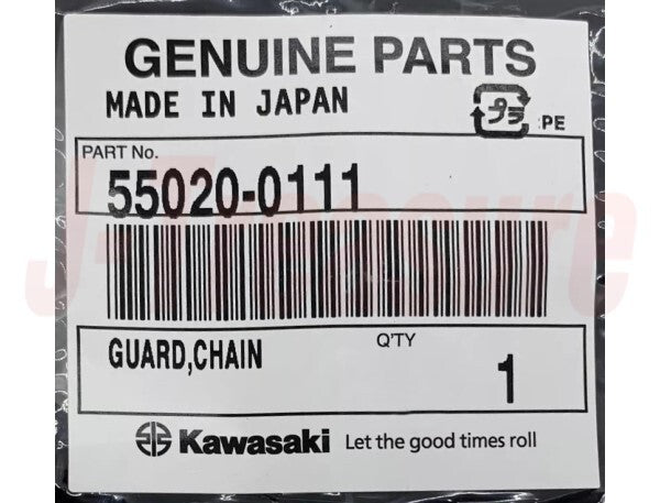 KAWASAKI ZX600 NINJA ZX-6R 2007-2008 Genuine Chain Guard 55020-0111 OEM