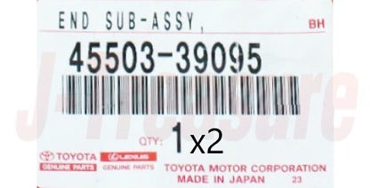 TOYOTA SUPRA JZA80 '93-98 Genuine Steering Rack End Sub Assy RH & LH Set OEM