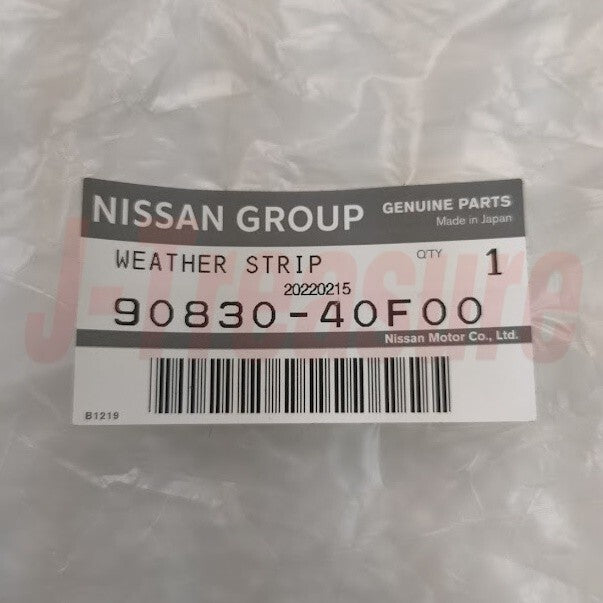 NISSAN 180SX 240SX RPS13 89-93 Genuine Back Door Weather Strip 90830-40F00 OEM