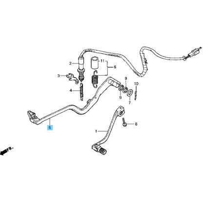 HONDA XR650L 1993-2009 2012-2025 Genuine Brake Pedal Assy 46500-MGW-305 OEM
