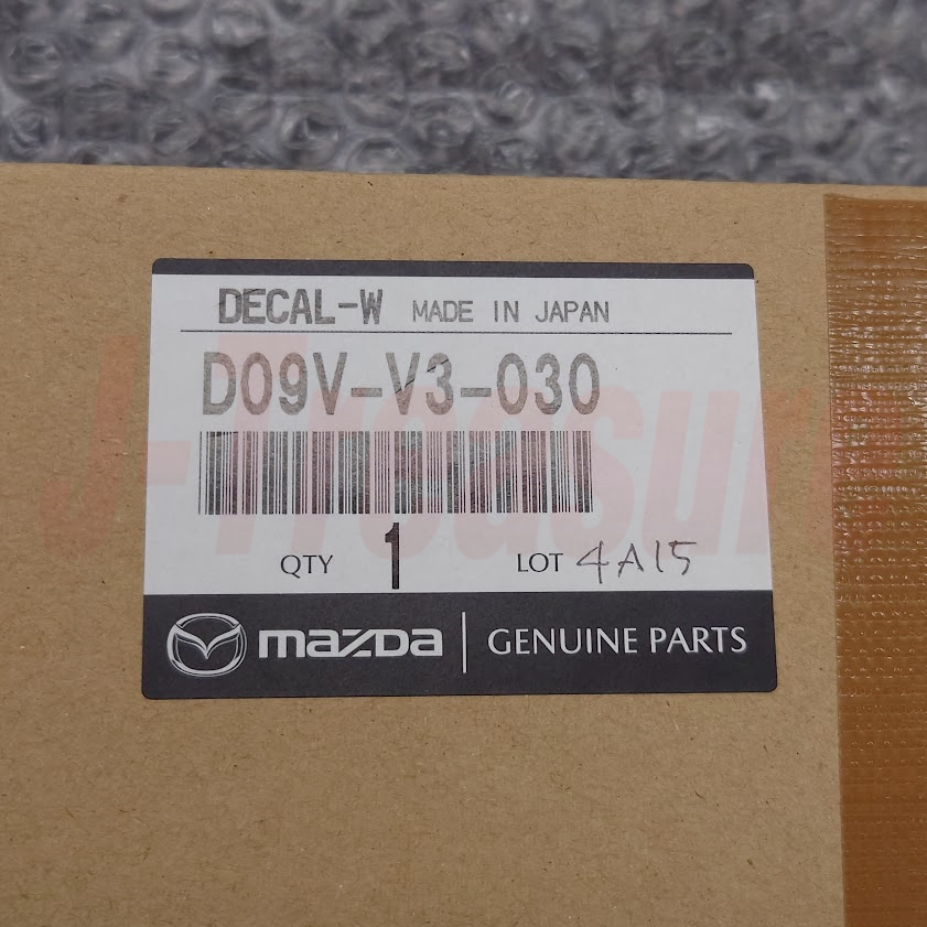 MAZDA MAZDA2 DJ Genuine 16inch Aluminum Wheel Decals D09V-V3-030 OEM JDM