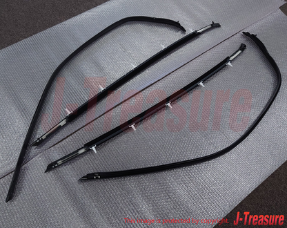 MAZDA RX-7 RX7 FD3S 93-95 Genuine Front Door Drip Molding Right & Left Set OEM