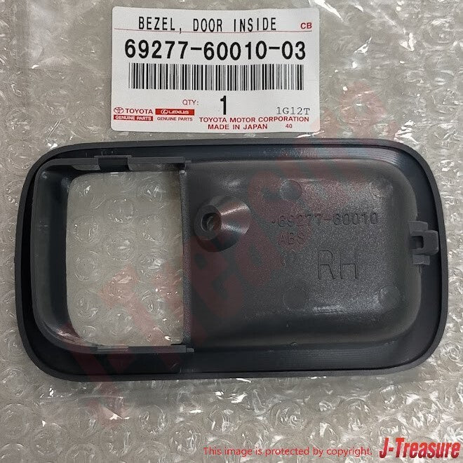 TOYOTA LAND CRUISER FZJ80 91-97 Genuine Inner Door Handle Bezel Gray 4Set OEM