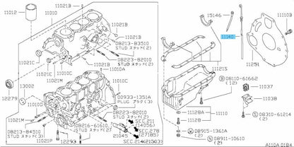 NISSAN DUTSUN 1200 A12 A15 Late Model Genuine Oil Level Gauge 11140G5101 OEM