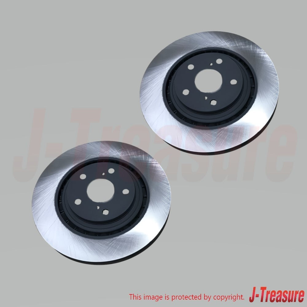 TOYOTA HIGHLANDER GSU55 10-19 Genuine Front Brake Rotor 43512-0E030 x2 Set OEM