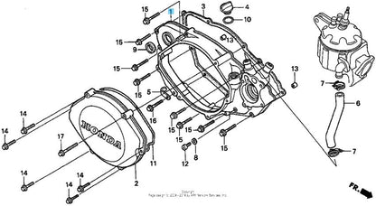 HONDA CR500R 1994-2001 Genuine Crankcase Cover RH 11340-MAC-670 OEM
