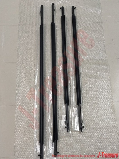 TOYOTA PRIUS 30 2010-2015 Genuine Door Belt Molding Weatherstrip Front Rear Set