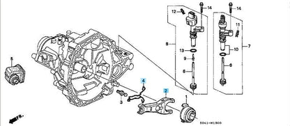 HONDA CIVIC EG6 EK9 INTEGRA DB8 DC2 Genuine Clutch Release Fork & Spring Set OEM