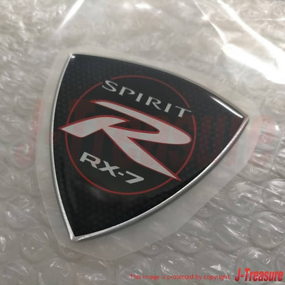 MAZDA RX-7 FD3S Genuine SPIRIT R Fender Side Emblem Badge Ornament 2pcs Set OEM