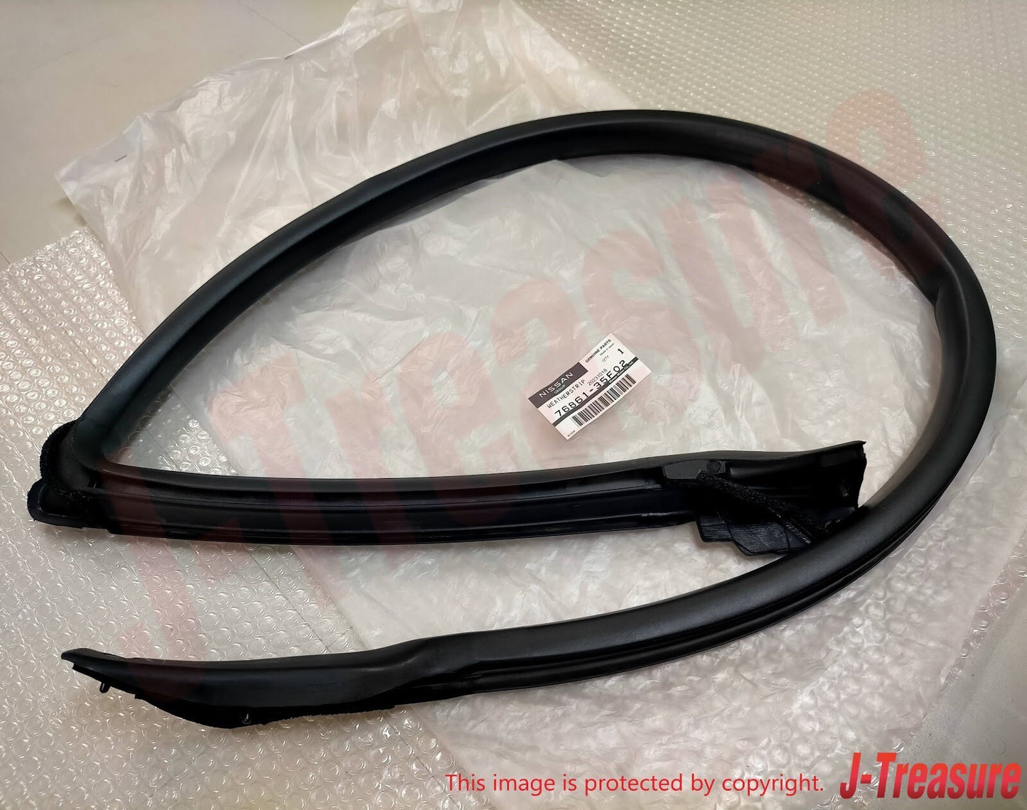 NISSAN 240SX S13 1989-1994 Genuine Body Side Weather Strip Right & Left Set OEM