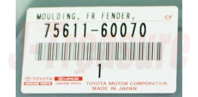 TOYOTA LAND CRUISER FZJ80 '95-04 Genuine Outside Moulding Set GEN For Vehicles
