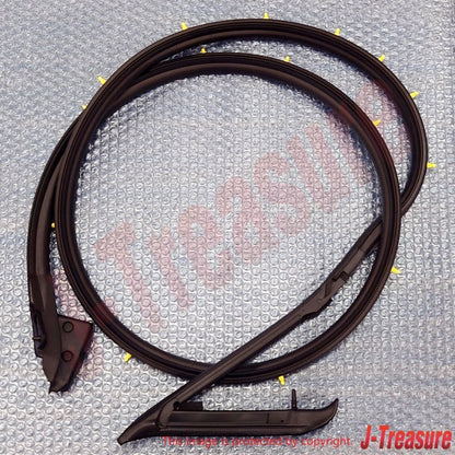 NISSAN 240SX SILVIA S13 89-94 Genuine Door Weatherstrip Seal Right Left Set OEM
