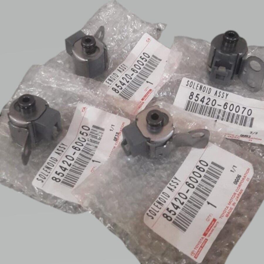 TOYOTA LAND CRUISER LEXUS LX470 Genuine Transmission Solenoid Assy No1-4 Set OEM