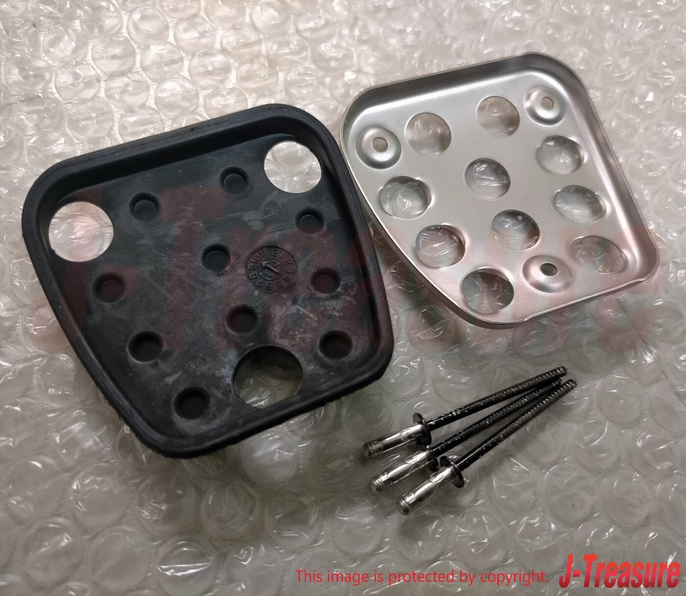 HONDA CIVIC FD2 10-15 Genuine Brake Clutch Pedal Cover 46545-SNW-J21 x2 Set OEM