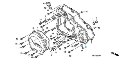 HONDA CRF450X 2005-2009 2012-2017 Genuine Crankcase Cover RH 11331-MEY-670 OEM