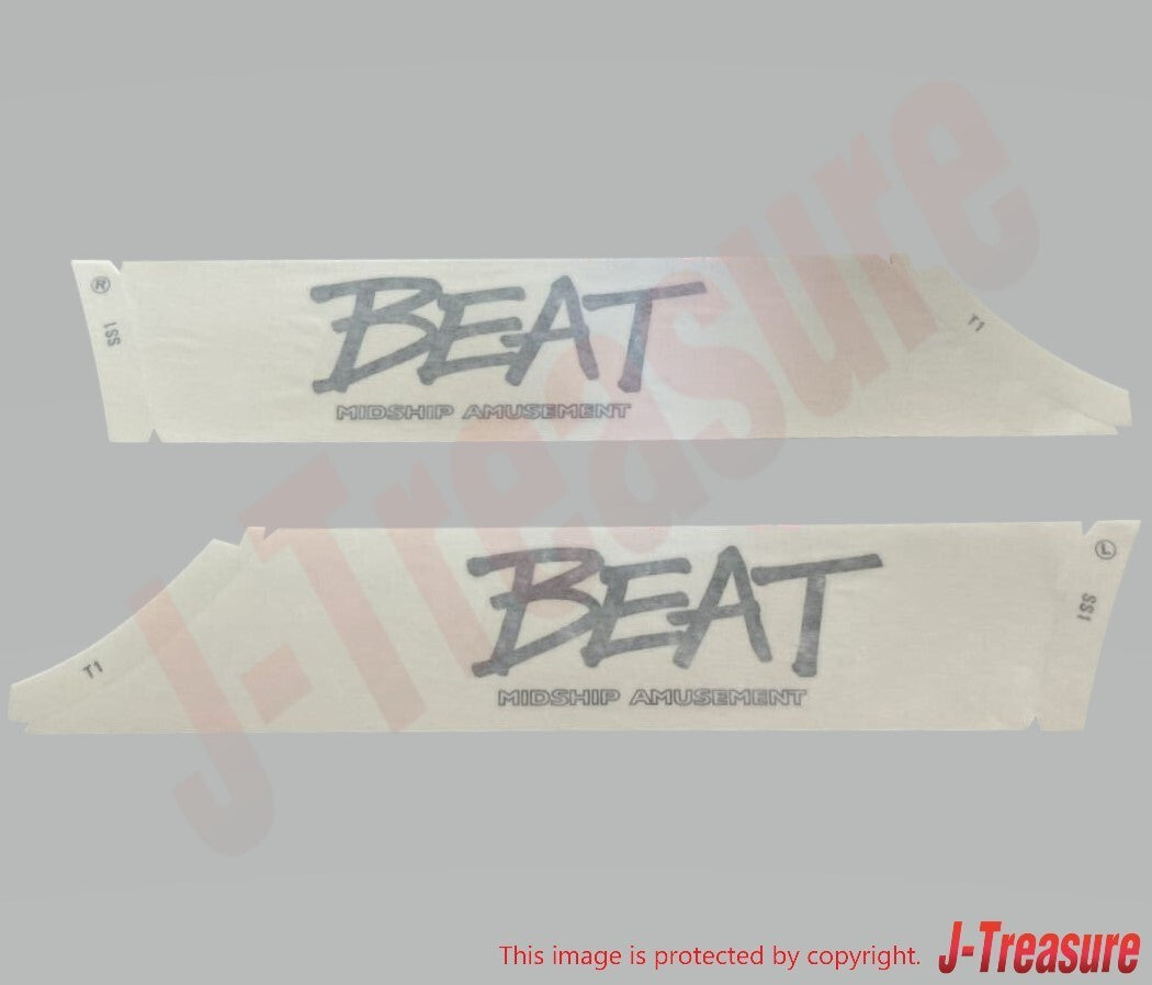 HONDA BEAT PP1 Genuine Side Decal TYPE1 75774-SS1-013ZA 75784-SS1-013ZA Set OEM