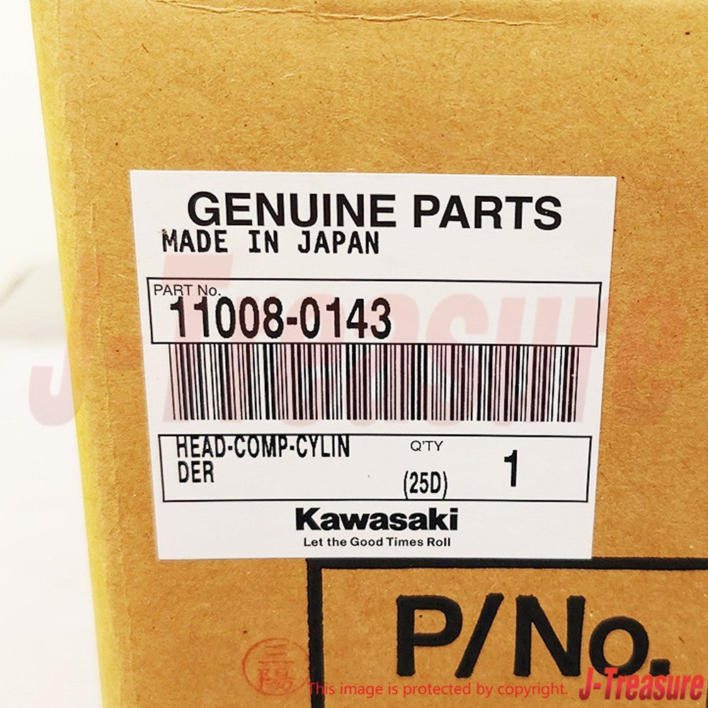 KAWASAKI KX450F KX450D 2007-2008 Genuine Cylinder Head Comp 11008-0143 OEM