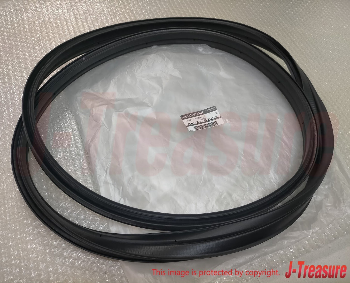 NISSAN GT-R R35 2011-2022 Genuine Trunk Lid Weatherstrip Seal 84830-62B0A OEM