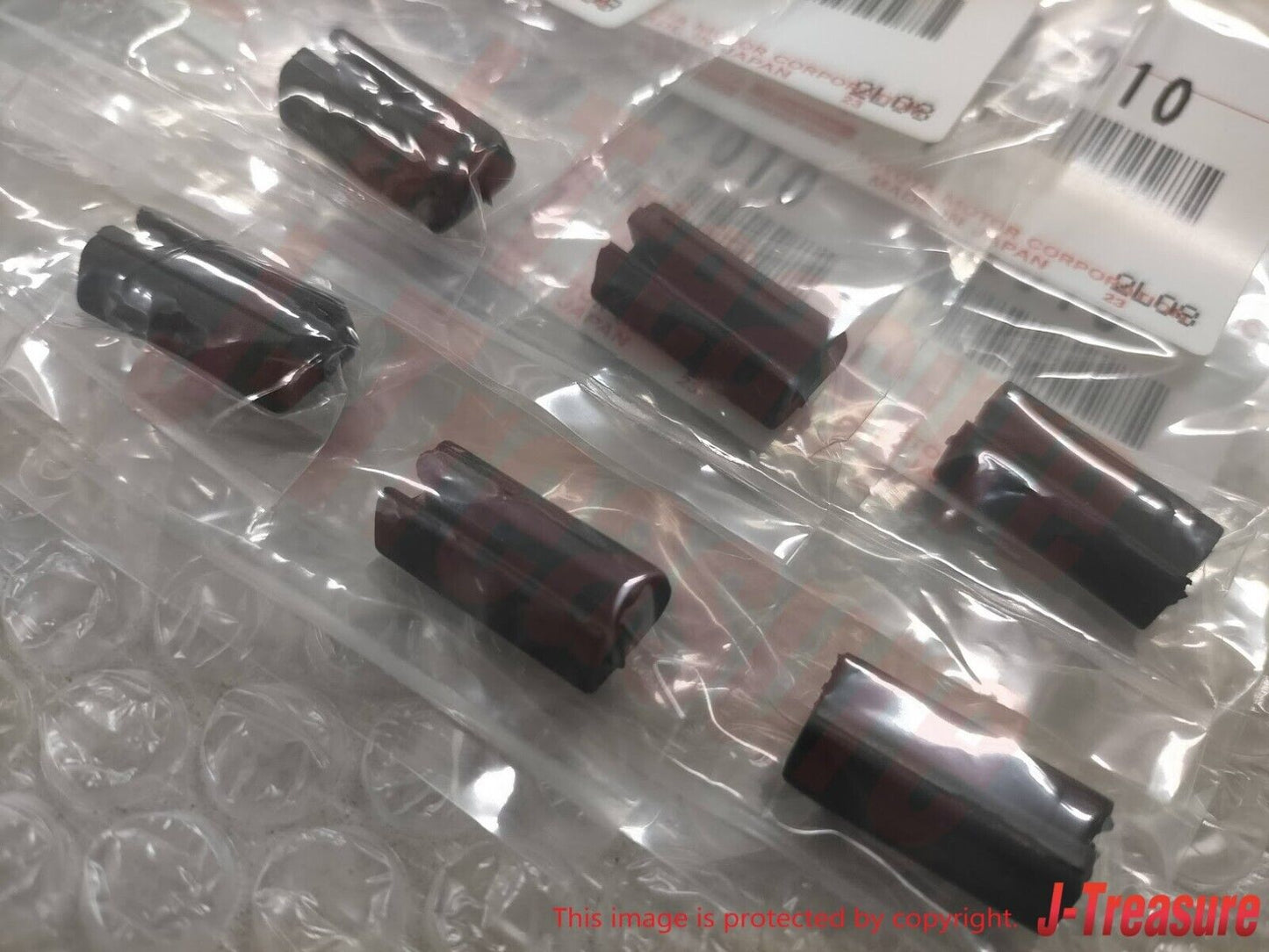 TOYOTA LEVIN TRUENO AE86 2D/3D Genuine Rear Quarter Glass Molding Spacer x6 Set