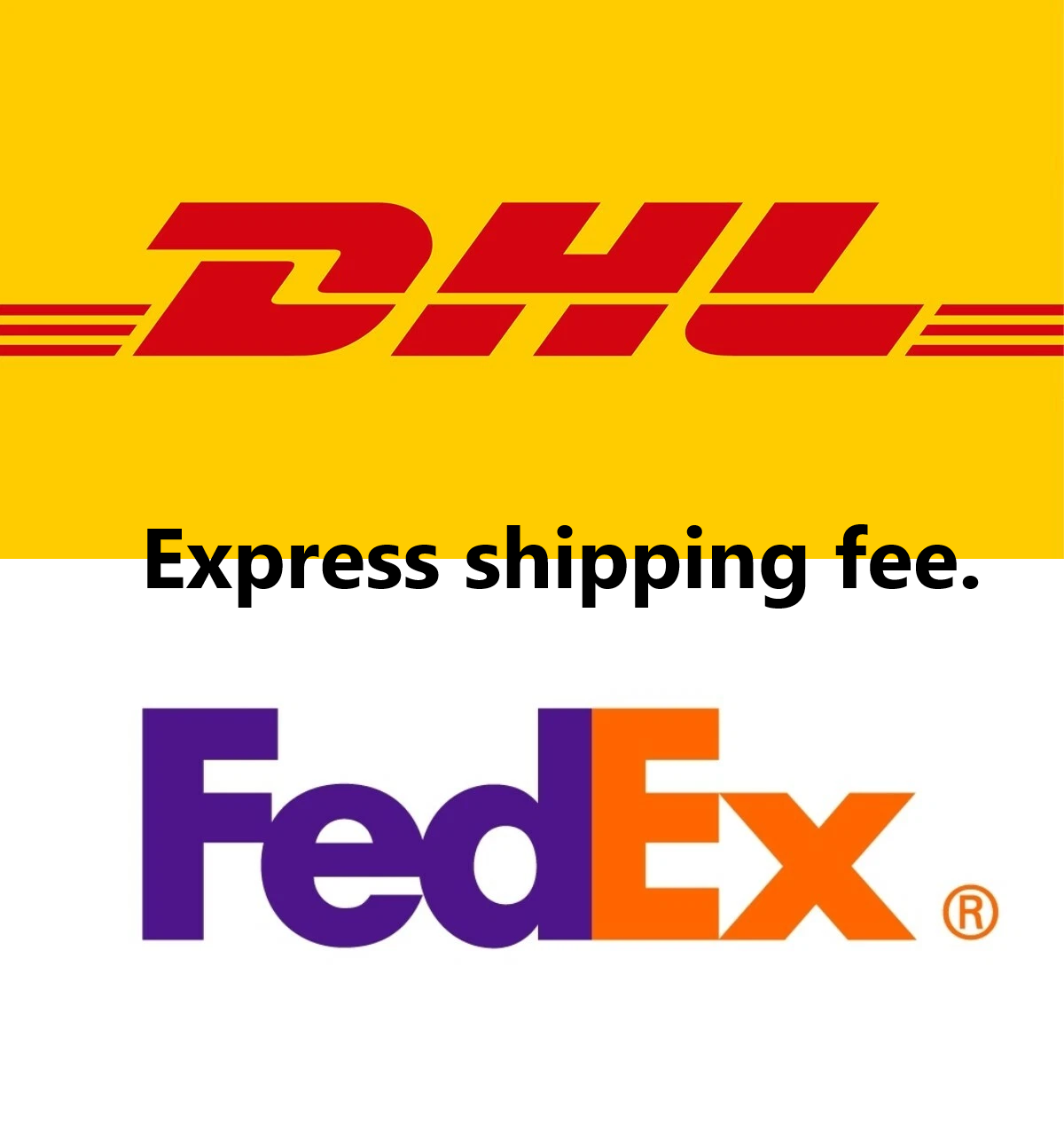 DHL & FedEx EXPRESS SHIPPING FEE. TICKET from JAPAN