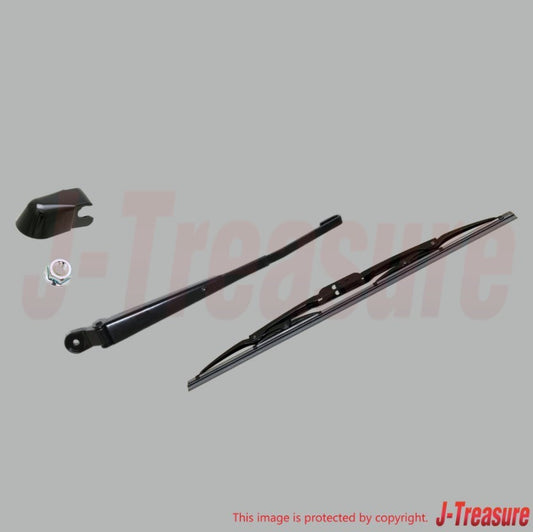 NISSAN SKYLINE GT-R BNR34 Late Genuine Rear Wiper Arm & Blade Set W/Nut Cover