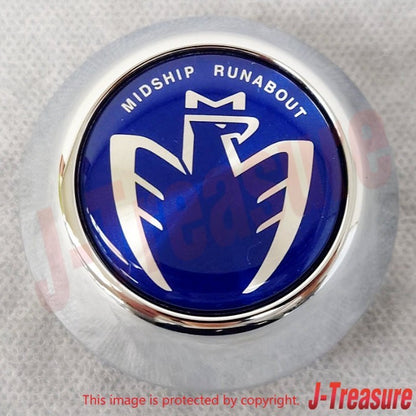 TOYOTA MR2 Spyder MR-S ZZW30 Genuine MIDSHIP RUNABOUT Wheel Center Cap Blue x4