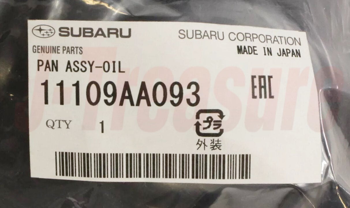 SUBARU FORESTER SF5 SG5 1999-2005 Genuine Oil Pan Assembly 11109AA093 OEM