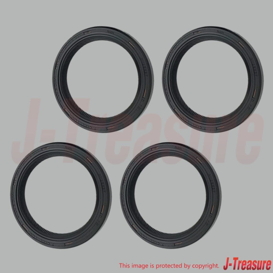 NISSAN 300ZX Z32 VG30DE '91-95 Genuine Camshaft Oil Seal 13042-16V0A x4 Set OEM