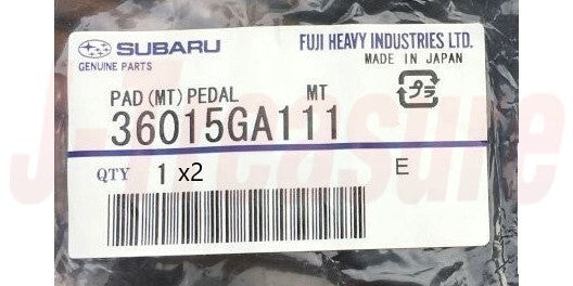 SUBARU IMPREZA GE GH 93-21 Genuine CLUTCH & BRAKE PEDAL PAD 36015GA111 x2 set