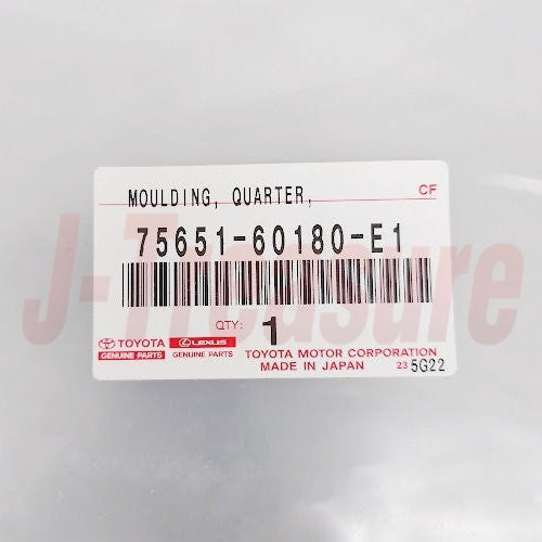 TOYOTA LAND CRUISER UZJ100 98-04 Genuine Quarter Outside Moulding RH & LH Set
