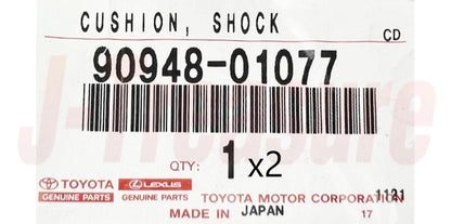 LEXUS LX470 UZJ100 '98-07 Genuine R/Shock Absorber Cushion No.1 Upr & Lwr Set