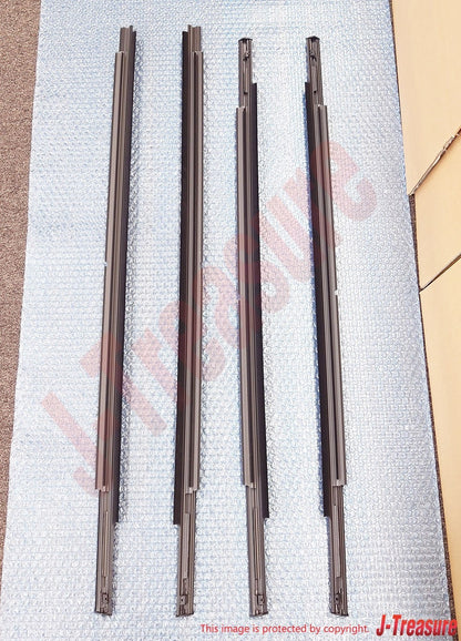 MITSUBISHI OUTLANDER CW#W 07-13 Genuine F/R Door Window Moulding RH & LH Set OEM
