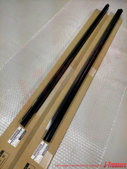 NISSAN 240SX S13 89-94 Genuine Front Door Outside Molding Right & Left Set OEM