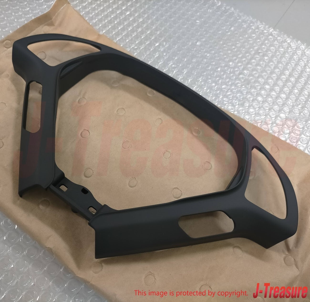 NISSAN G25/35/37 Genuine Steering Center Bezel Black Wheel Trim 48463-JK07A OEM