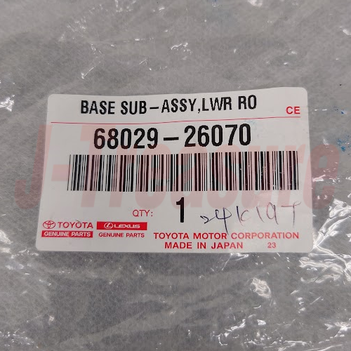 TOYOTA HIACE Genuine Slide Soor Lower Roller Right Base Sub Assy 68029-26070 OEM