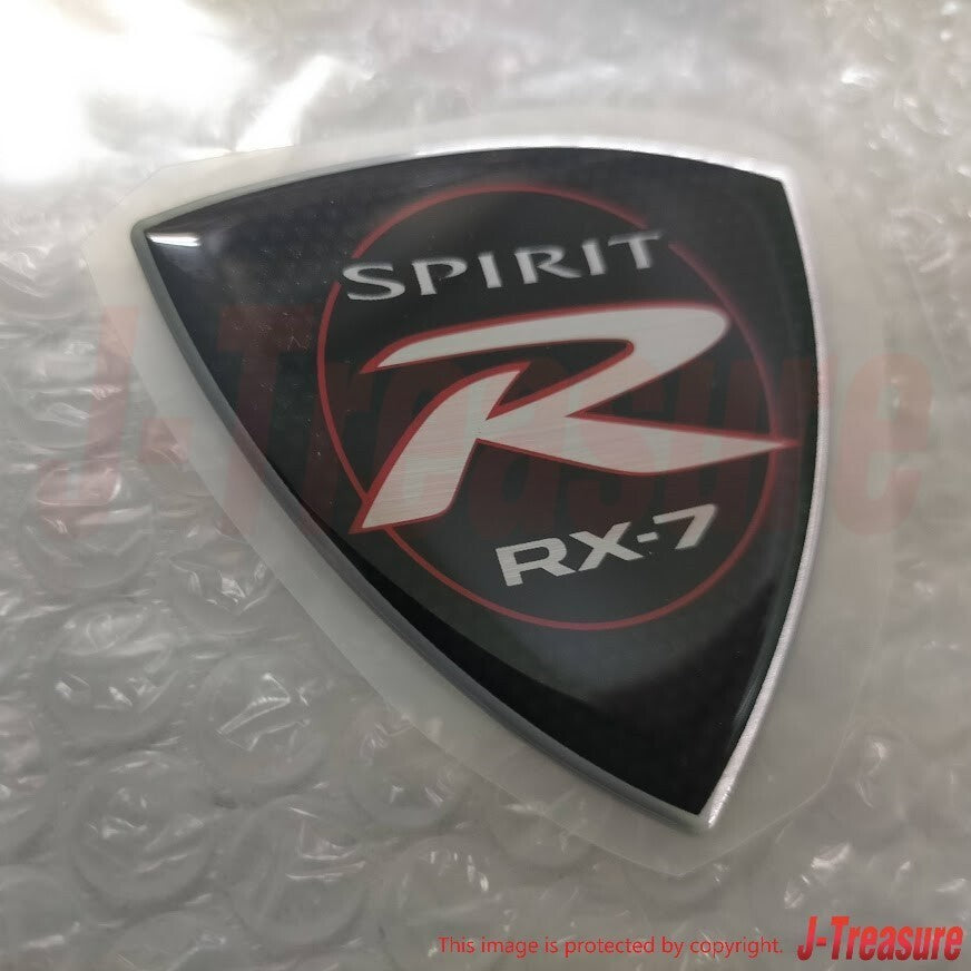 MAZDA RX-7 FD3S Genuine SPIRIT R Fender Side Emblem Badge Ornament 2pcs Set OEM