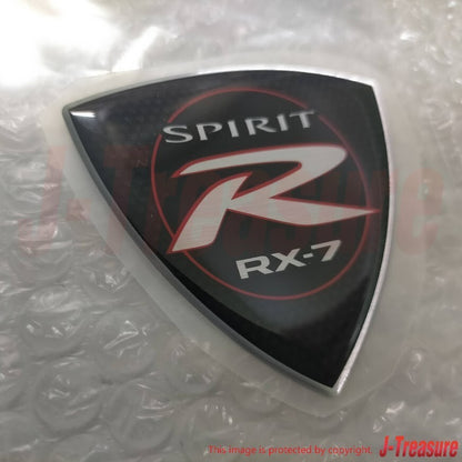 MAZDA RX-7 FD3S Genuine SPIRIT R Fender Side Emblem Badge Ornament 2pcs Set OEM