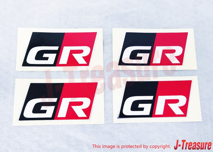 TOYOTA GR SPORT Genuine GR Logo Discharge Tape 100mm x 55mm Set of 4 MS373-00001