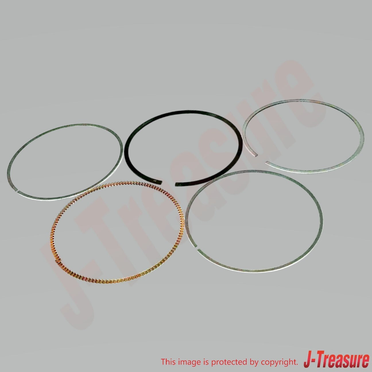 KAWASAKI NINJA ZX-10R ZX1000 04-10 Genuine Piston Ring Set 13008-0005 OEM